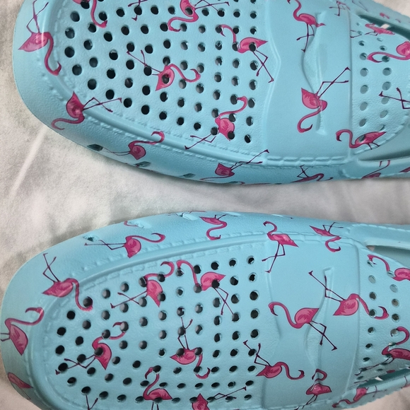 Men's Floafers Flamingo Print Loafers - Picture 4 of 8